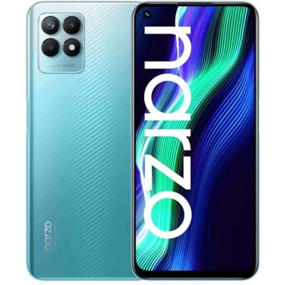realme Narzo 50-4+128 GB Smartphone, Gran batería de 5000 mAh, Procesador Mediatek Helio G96, Pantalla ultra fluida de 120 Hz, Cámara triple de 50 MP con IA, Ranura para 3 tarjetas, Velocidad azul realme Narzo 50-4+128 GB Smartphone, Gran batería de 5000 mAh, Procesador Mediatek Helio G96, Pantalla ultra fluida de 120 Hz, Cámara triple de 50 MP con IA, Ranura para 3 tarjetas, Velocidad azul