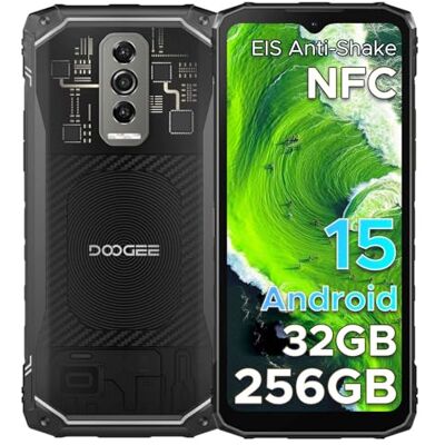 Doogee BLADE10ULTRA Móvil Resistente IP68 4G, 32GB RAM 256GB, Batería Larga Duración, Pantalla 6,56 Pulgadas 90Hz, Cámara 50MP, NFC, Dual SIM, Android 15, Negro Doogee BLADE10ULTRA Móvil Resistente IP68 4G, 32GB RAM 256GB, Batería Larga Duración, Pantalla 6,56 Pulgadas 90Hz, Cámara 50MP, NFC, Dual SIM, Android 15, Negro