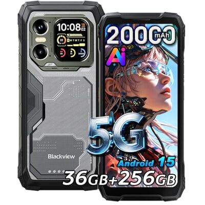 Blackview XPLORE 1 AI Android 15 Movil Irrompible 5G, 36GB+256GB/2TB Teléfono Movil Resistente, Cámara IA 64MP+50MP, 6.78" FHD+, 20000mAh Smartphone Todoterreno, 4G/5G Telefono NFC,OTG,GPS,FM, Naranja Blackview XPLORE 1 AI Android 15 Movil Irrompible 5G, 36GB+256GB/2TB Teléfono Movil Resistente, Cámara IA 64MP+50MP, 6.78" FHD+, 20000mAh Smartphone Todoterreno, 4G/5G Telefono NFC,OTG,GPS,FM, Naranja