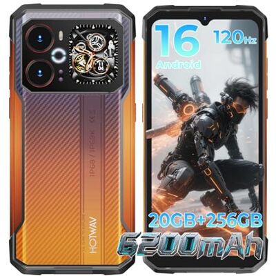 HOTWAV Cyber 18 Movil Irrompible Android 16, 20GB RAM+256GB ROM HOTWAV Cyber 18 Movil Irrompible Android 16, 20GB RAM+256GB ROM