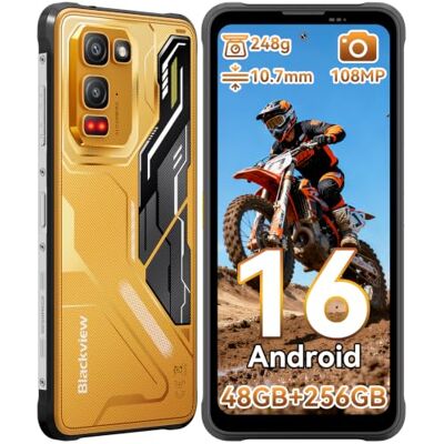 Blackview Fort 5 Android 16 Movil irrompible, 248g/10.7mm Ultra-Thin-Teléfono Movil, 6.78'' 120Hz, 108MP+50MP+13MP Visión Nocturna, 36GB+256GB/TF 2TB Mobile Rugged, Gemini AI/NFC/GPS/IP69K/700 Nits Blackview Fort 5 Android 16 Movil irrompible, 248g/10.7mm Ultra-Thin-Teléfono Movil, 6.78'' 120Hz, 108MP+50MP+13MP Visión Nocturna, 36GB+256GB/TF 2TB Mobile Rugged, Gemini AI/NFC/GPS/IP69K/700 Nits