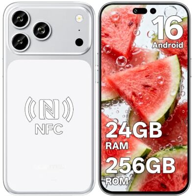 Oukitel C17 Plus Telefono Movil Android 16, 6.9" 120Hz, 24GB+256GB Plateado Cámara AI 64MP Telefonos Moviles Libres, Batería 5000mAh/18W Móvil, 4G Dual SIM Smartphone, NFC, Face ID, Fingerprint, GPS Oukitel C17 Plus Telefono Movil Android 16, 6.9" 120Hz, 24GB+256GB Plateado Cámara AI 64MP Telefonos Moviles Libres, Batería 5000mAh/18W Móvil, 4G Dual SIM Smartphone, NFC, Face ID, Fingerprint, GPS