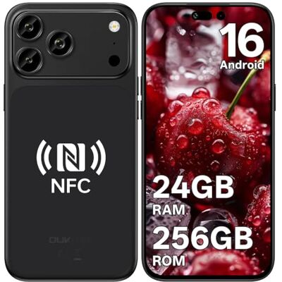 Oukitel C17 Plus Telefono Movil Android 16, 6.9" 120Hz, 24GB+256GB Negro Cámara AI 64MP Telefonos Moviles Libres, Batería 5000mAh/18W Móvil, 4G Dual SIM Smartphone, NFC, Face ID, Fingerprint, GPS Oukitel C17 Plus Telefono Movil Android 16, 6.9" 120Hz, 24GB+256GB Negro Cámara AI 64MP Telefonos Moviles Libres, Batería 5000mAh/18W Móvil, 4G Dual SIM Smartphone, NFC, Face ID, Fingerprint, GPS