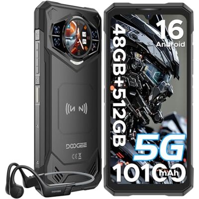 Doogee S200 X 5G Teléfono móvil para Exteriores Android 16 con Auriculares, 48 GB + 512 GB (2 TB) para Exteriores, 10100 mAh, 6,72 Pulgadas FHD+ 120 Hz, 100 MP + 1,32 Pulgadas AMOLED Pantalla Doogee S200 X 5G Teléfono móvil para Exteriores Android 16 con Auriculares, 48 GB + 512 GB (2 TB) para Exteriores, 10100 mAh, 6,72 Pulgadas FHD+ 120 Hz, 100 MP + 1,32 Pulgadas AMOLED Pantalla
