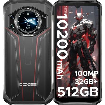 Doogee S119 Outdoor Mobile Phone【2026】 Pantalla de 1,32 Pulgadas en la Parte Posterior, 24 GB + 512 GB/TF 2 TB, 10200 mAh 33 W, cámara de 6,72 Pulgadas, cámara de 100 MP Android 14, Smartphone Doogee S119 Outdoor Mobile Phone【2026】 Pantalla de 1,32 Pulgadas en la Parte Posterior, 24 GB + 512 GB/TF 2 TB, 10200 mAh 33 W, cámara de 6,72 Pulgadas, cámara de 100 MP Android 14, Smartphone