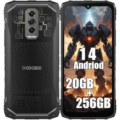 Doogee Blade 10 Ultra 4G Téléphones Portables Débloqués, 20 Go + 256 Go, 6,56", AI 50MP + 8MP, Batterie 5150mAh, Android 14 Smartphones, Octa Core, IP68/GPS/NFC/Face ID Doogee Blade 10 Ultra 4G Téléphones Portables Débloqués, 20 Go + 256 Go, 6,56", AI 50MP + 8MP, Batterie 5150mAh, Android 14 Smartphones, Octa Core, IP68/GPS/NFC/Face ID