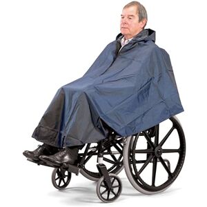 Days Homecraft, poncho para silla de ruedas, impermeable con capucha, reutilizable, resistente al viento, cubre brazos, manos y rodillas, fácil de poner, con cremallera, gran longitud en la parte Days Homecraft, poncho para silla de ruedas, impermeable con capucha, reutilizable, resistente al viento, cubre brazos, manos y rodillas, fácil de poner, con cremallera, gran longitud en la parte