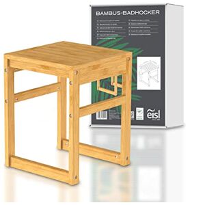 EISL Taburete de bambú para baño, con Asiento, 35 x 45 x 35 cm EISL Taburete de bambú para baño, con Asiento, 35 x 45 x 35 cm
