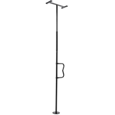 VEVOR Barra de Transferencia de Piso a Techo para Baño con Montaje a Tensión y Mango Curvo Antideslizante, con Capacidad de 136 kg para Personas Mayores, para Techos de 2140-3050 mm, Negro VEVOR Barra de Transferencia de Piso a Techo para Baño con Montaje a Tensión y Mango Curvo Antideslizante, con Capacidad de 136 kg para Personas Mayores, para Techos de 2140-3050 mm, Negro
