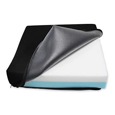 KMINA Cojín Antiescaras para Silla de Ruedas (42x42x8 cm), Viscoelástico + PU, Cojín Postural Mayores Fabricado en España (Densidad Baja) KMINA Cojín Antiescaras para Silla de Ruedas (42x42x8 cm), Viscoelástico + PU, Cojín Postural Mayores Fabricado en España (Densidad Baja)