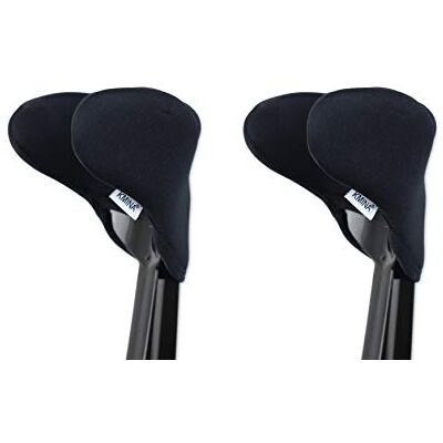KMINA Funda Muletas Codo (x2 uds), Almohadillas Acolchadas de Neopreno, Patentado Fabricado en España KMINA Funda Muletas Codo (x2 uds), Almohadillas Acolchadas de Neopreno, Patentado Fabricado en España