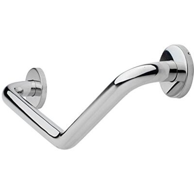AsinoX 202545711 Asidero de seguridad para baño, acero inoxidable, 457 mm, gris brillante AsinoX 202545711 Asidero de seguridad para baño, acero inoxidable, 457 mm, gris brillante