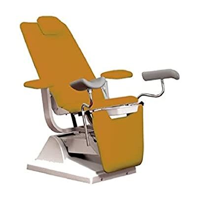 GIMA Euroclinic S.r.l. Silla de cama Gynex de albaricoque de metal con soporte para rollo Albaricoque de metal GIMA Euroclinic S.r.l. Silla de cama Gynex de albaricoque de metal con soporte para rollo Albaricoque de metal