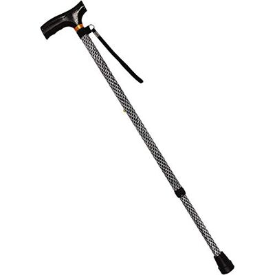 Homecraft Bastón (longitud regulable, 83,2-94 cm), color negro Homecraft Bastón (longitud regulable, 83,2-94 cm), color negro