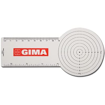GIMA Calibre Lesioni Cutanee 21 x 5 cm, 1 unidad GIMA Calibre Lesioni Cutanee 21 x 5 cm, 1 unidad