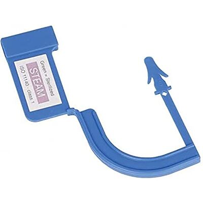GIMA sello de Seguridad de plástico con indicador de vapor, Paquete de 100 GIMA sello de Seguridad de plástico con indicador de vapor, Paquete de 100