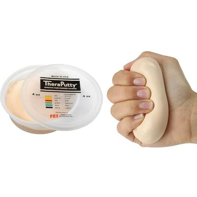 Cando TheraPutty Pasta modelar 113 g Beige (muy ligera) Cando TheraPutty Pasta modelar 113 g Beige (muy ligera)