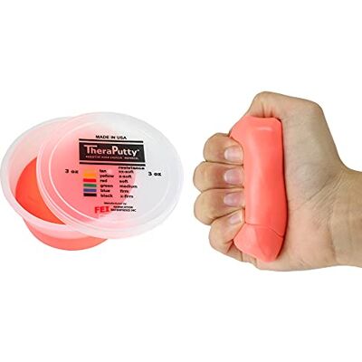 Cando TheraPutty anti bacteriano Pasta modelar 85 g Roja (ligera) Cando TheraPutty anti bacteriano Pasta modelar 85 g Roja (ligera)