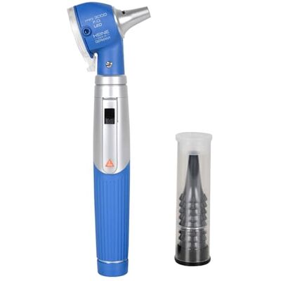 Heine Otoscopio mini 3000 LED F.O. D-008.70.110, AzulEn caja de cartón Heine Otoscopio mini 3000 LED F.O. D-008.70.110, AzulEn caja de cartón