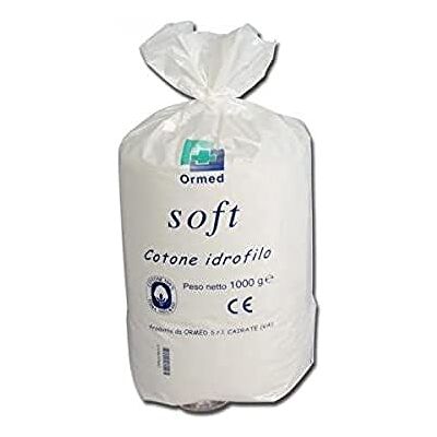 GIMA Pack algodón hidrófilo, 1000 g, pack de 10, rollo GIMA Pack algodón hidrófilo, 1000 g, pack de 10, rollo
