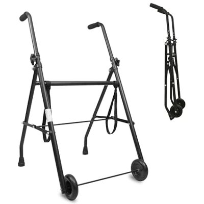 PEPE Mobility Andador para Ancianos Plegable 2 Ruedas, Aluminio Ligero, Personas Mayores, Negro PEPE Mobility Andador para Ancianos Plegable 2 Ruedas, Aluminio Ligero, Personas Mayores, Negro