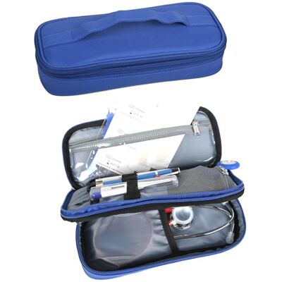 GIMA Caso Porta Estetoscopio Azul Estuche rígido Protector de para estetoscopios tubulares GIMA Caso Porta Estetoscopio Azul Estuche rígido Protector de para estetoscopios tubulares
