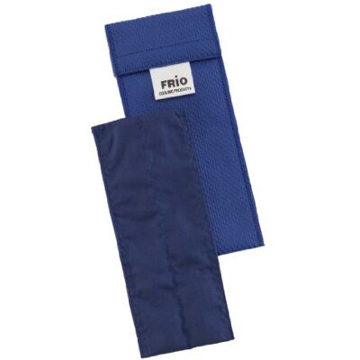 FRIO Bolsa isotérmica para mantener insulina, color azul, 6.5 x 18 cm FRIO Bolsa isotérmica para mantener insulina, color azul, 6.5 x 18 cm