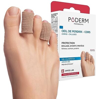 Poderm Protection Cors Oeil Perdrix Gel Arnica - Vendajes de protección ocular Poderm Protection Cors Oeil Perdrix Gel Arnica - Vendajes de protección ocular