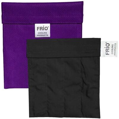 FRIO Bolsa isotérmica para Mantener insulina, Color Morado, 14 x 15 cm FRIO Bolsa isotérmica para Mantener insulina, Color Morado, 14 x 15 cm