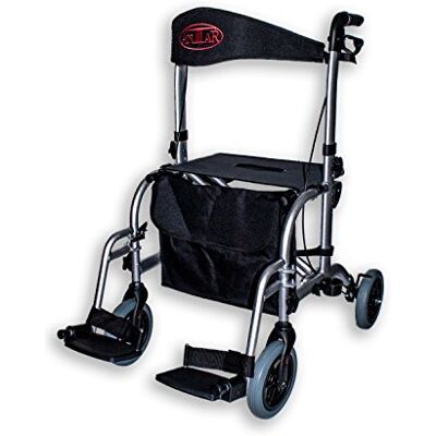 Antar 13709 Premium Híbrido Aluminio Andador y Transportes Ruedas Silla Antar 13709 Premium Híbrido Aluminio Andador y Transportes Ruedas Silla