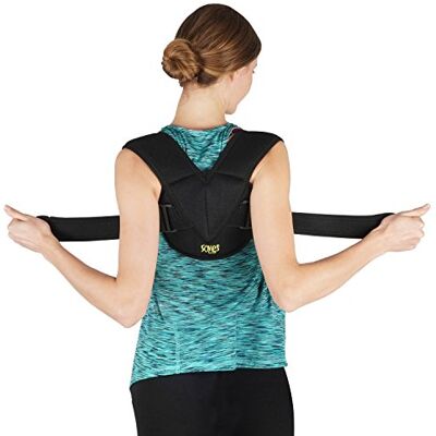 SOLES Vendaje de clavícula Tela ajustable, flexible y transpirable Unisex Mejora la mala postura y la osteoporosis Órtesis de para lesiones de clavícula (Grande/xGrande) SOLES Vendaje de clavícula Tela ajustable, flexible y transpirable Unisex Mejora la mala postura y la osteoporosis Órtesis de para lesiones de clavícula (Grande/xGrande)