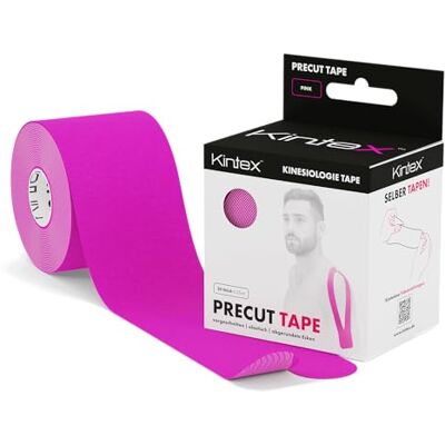 Kintex Cinta kinesiológica PreCut – 20 tiras de 25 x 5 cm Kintex Cinta kinesiológica PreCut – 20 tiras de 25 x 5 cm