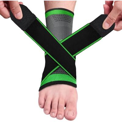 NEUTYPECHIC 2 Piezas Tobillera para Esguince, Tobillera Esguince con Bolsa para Tendinitis, Fascitis Plantar, Tobillera Deportiva para Hombres y Mujeres, Tobillera Ideal para Fútbol y Correr (Verde) NEUTYPECHIC 2 Piezas Tobillera para Esguince, Tobillera Esguince con Bolsa para Tendinitis, Fascitis Plantar, Tobillera Deportiva para Hombres y Mujeres, Tobillera Ideal para Fútbol y Correr (Verde)