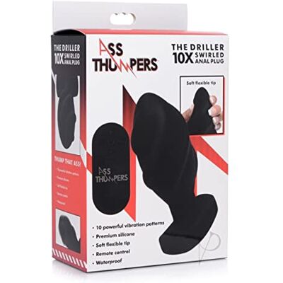 You2Toys Ass Thumpers The Driller Vibrating Butt Plug 270 g You2Toys Ass Thumpers The Driller Vibrating Butt Plug 270 g