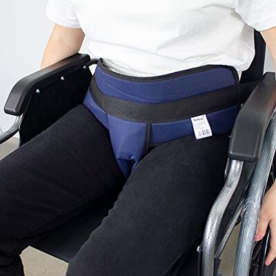 Mobiclinic , Cinturón de sujeción pélvico, Acolchado, Marca española, Para silla ruedas, Sofá, Cierre con clip, Ajustable, Talla m, 75-160 cm Mobiclinic , Cinturón de sujeción pélvico, Acolchado, Marca española, Para silla ruedas, Sofá, Cierre con clip, Ajustable, Talla m, 75-160 cm