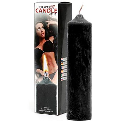 Rimba Bondage Play BDSM candela Negro Ø 4.9 x 20.5 cm Rimba Bondage Play BDSM candela Negro Ø 4.9 x 20.5 cm