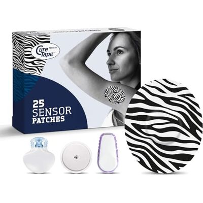 CureTape Parches para Sensores Freestyle Libre, Dexcom G7 y Guardian Parches de fijación impermeables para sensores de glucosa Freestyle Libre, Dexcom y Guardian, adhesión duradera y suaves CureTape Parches para Sensores Freestyle Libre, Dexcom G7 y Guardian Parches de fijación impermeables para sensores de glucosa Freestyle Libre, Dexcom y Guardian, adhesión duradera y suaves