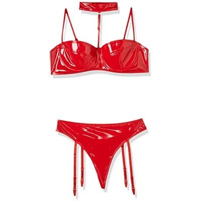 Forplay Set De Productos Eróticos De Cuero Y Látex Para Mujer,Talla Grande 180 g Forplay Set De Productos Eróticos De Cuero Y Látex Para Mujer,Talla Grande 180 g