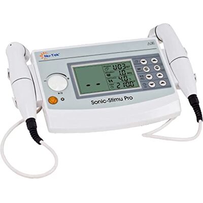 QUIRUMED Ultrasonidos profesional terapéutico portátil SonicStimu Pro 1-3 Mhz, 10 modelos de tratamientos, 2 cabezales multifrecuencia, Pantalla LCD QUIRUMED Ultrasonidos profesional terapéutico portátil SonicStimu Pro 1-3 Mhz, 10 modelos de tratamientos, 2 cabezales multifrecuencia, Pantalla LCD
