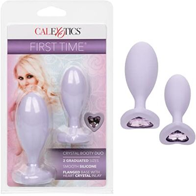 California Exotic Novelties - First Time Crystal Booty Duo California Exotic Novelties - First Time Crystal Booty Duo