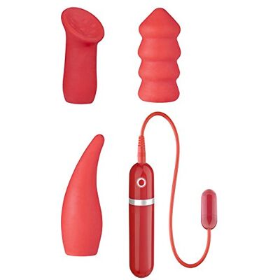 DREAM TOYS Kit de juguetes eróticos Clitoral Freezer Silicone mini Vibe Set red DREAM TOYS Kit de juguetes eróticos Clitoral Freezer Silicone mini Vibe Set red