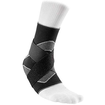 McDavid R Tobillera elástica con protección de Gel y cinchas, Unisex Adulto, Negro, XL McDavid R Tobillera elástica con protección de Gel y cinchas, Unisex Adulto, Negro, XL