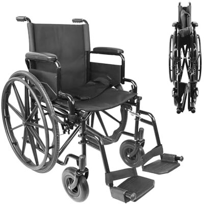 Silla de ruedas plegable Pepe Mobility Ligera Autopropulsada Brazo Freno - Silla de ruedas Silla de ruedas plegable Pepe Mobility Ligera Autopropulsada Brazo Freno - Silla de ruedas