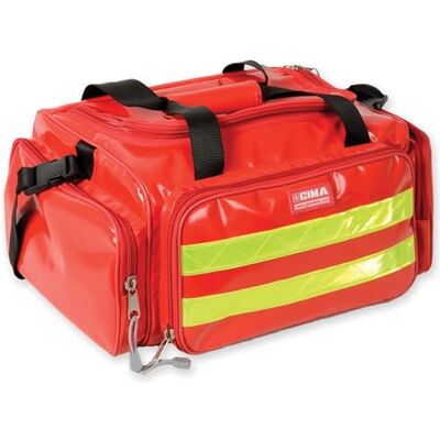GIMA Bolsa de Emergencia, recubierta de PVC, 35 x 45 x 21 cm, Rojo, PelirrojaBolsa de emergencia pvc GIMA Bolsa de Emergencia, recubierta de PVC, 35 x 45 x 21 cm, Rojo, PelirrojaBolsa de emergencia pvc