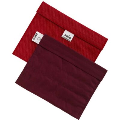 FRIO Bolsa isotérmica para mantener insulina, color rojo, 21 x 15 cm FRIO Bolsa isotérmica para mantener insulina, color rojo, 21 x 15 cm
