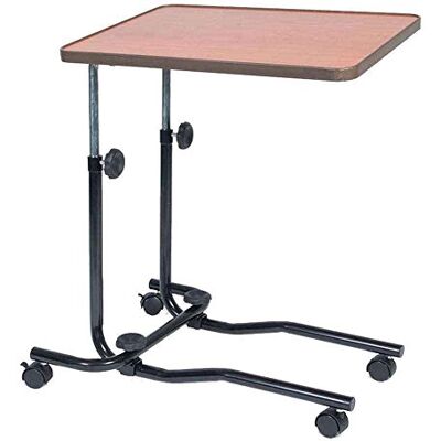 NRS Healthcare Soporte para mesa y silla - Ajustable en altura, Inclinación 45°, Ruedas grandes NRS Healthcare Soporte para mesa y silla - Ajustable en altura, Inclinación 45°, Ruedas grandes
