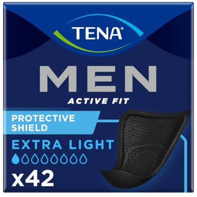 TENA Protección masculina, extraligera, para ligeras pérdidas/incontinencia (3 Paquetes de 14 compresas) TENA Protección masculina, extraligera, para ligeras pérdidas/incontinencia (3 Paquetes de 14 compresas)