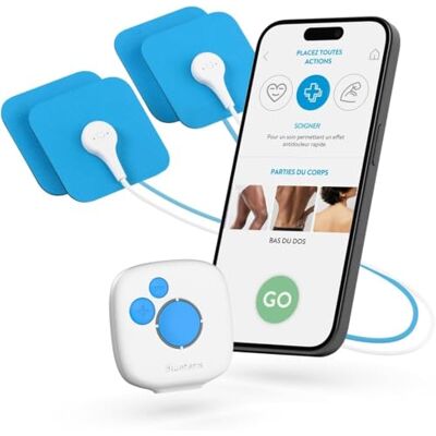 Bluetens Classic 2 Electroestimulador Conectado TENS/EMS Dispositivo de Electroestimulación Muscular y Antidolor para Terapia, Relajación Rehabilitación y Masaje Deportivo mediante Electroestimulación Bluetens Classic 2 Electroestimulador Conectado TENS/EMS Dispositivo de Electroestimulación Muscular y Antidolor para Terapia, Relajación Rehabilitación y Masaje Deportivo mediante Electroestimulación