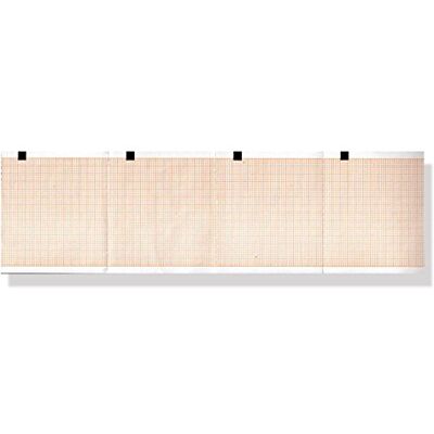GIMA Paquete de papel térmico Ecg, cuadrícula naranja, 80 x 70 mm GIMA Paquete de papel térmico Ecg, cuadrícula naranja, 80 x 70 mm