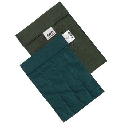 FRIO Bolsa isotérmica para mantener insulina, color verde, 14 x 19 cm FRIO Bolsa isotérmica para mantener insulina, color verde, 14 x 19 cm